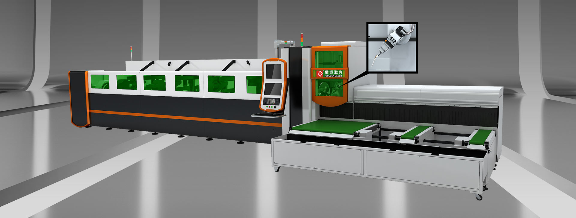 3D 5-Achsen Laser Tube Cutting Machine P2060A-3D