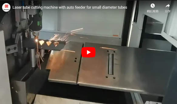 Laser-Rohr-Schneide maschine mit Auto-Zuführung für Rohre mit kleinem Durchmesser