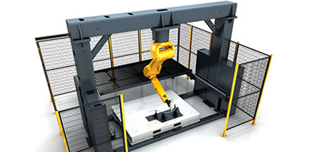 3D Roboter Laser Schneiden Maschine mit Gantry Struktur
